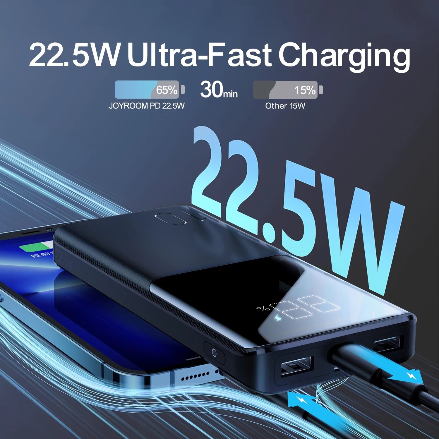 Joyroom JR-QP191 22.5w Power Bank 10000mah - Image 4