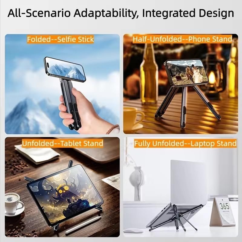 Speedx SX-L01 4-in-1 Magnetic Foldable Stand-Aluminum Alloy - Image 3