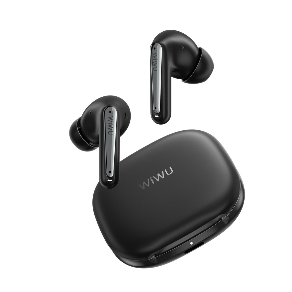 WiWU T37 ENC Plus Bluetooth Noise Cancellation Earbuds With latest Bluetooth Version 6.0
