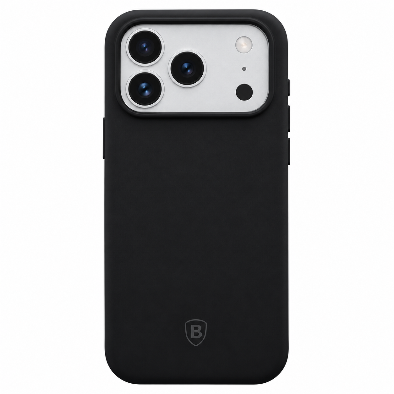 Baseus Soft Silicon iPhone Case - Black For iPhone 17 Pro Max - Image 2
