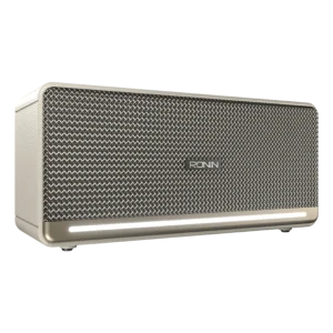 Ronin R-3035 Retro Bluetooth Speaker | Fiber Textured Deep Base | High Volume – Classic Vintage Design - Beige