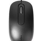 Rapoo N200 Wired Optical Mouse - Black - Image 3
