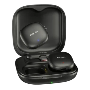Ronin Clarity Vlogging Mic Three Modes For The Perfect Voice | AI Noise Cancellation | 8-Hour Battery & Plug-and-Play for iPhone & Type - C