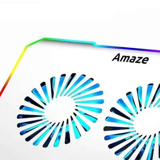 Amaze A505 Laptop RGB Cooling Stand With Two Big Fans - Image 2