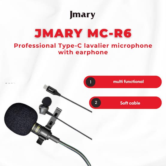 Jmary MC-R2 Type-C Lavalier Microphone - Image 2