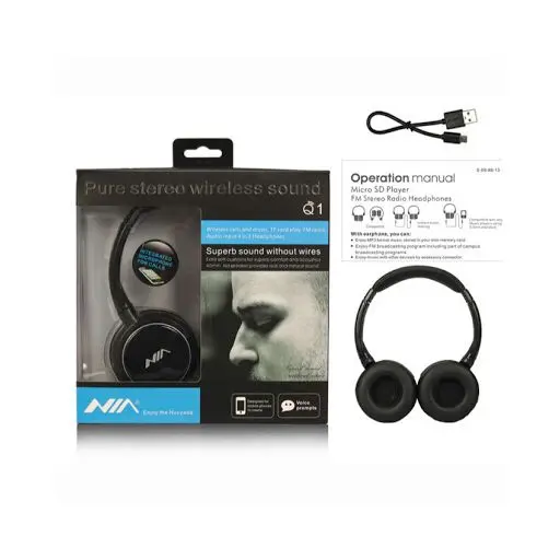 Nia Q1 Bluetooth Wireless Headphone - Image 6